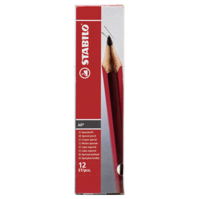 STABILO Coloured Pencil for Almost All Surfaces Glass Plastic Metal White Pencil