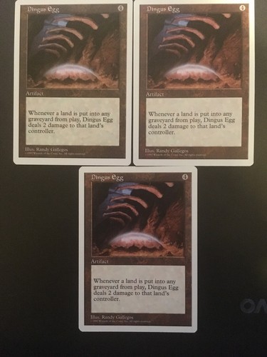Magic The Gathering MTG - Fifth Edition - Dingus Egg x3 - 第 1/1 張圖片