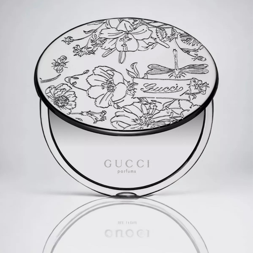Gucci Makeup Mirror Monogram Embossed Design – Authentic | USA SELLER - Picture 6 of 7
