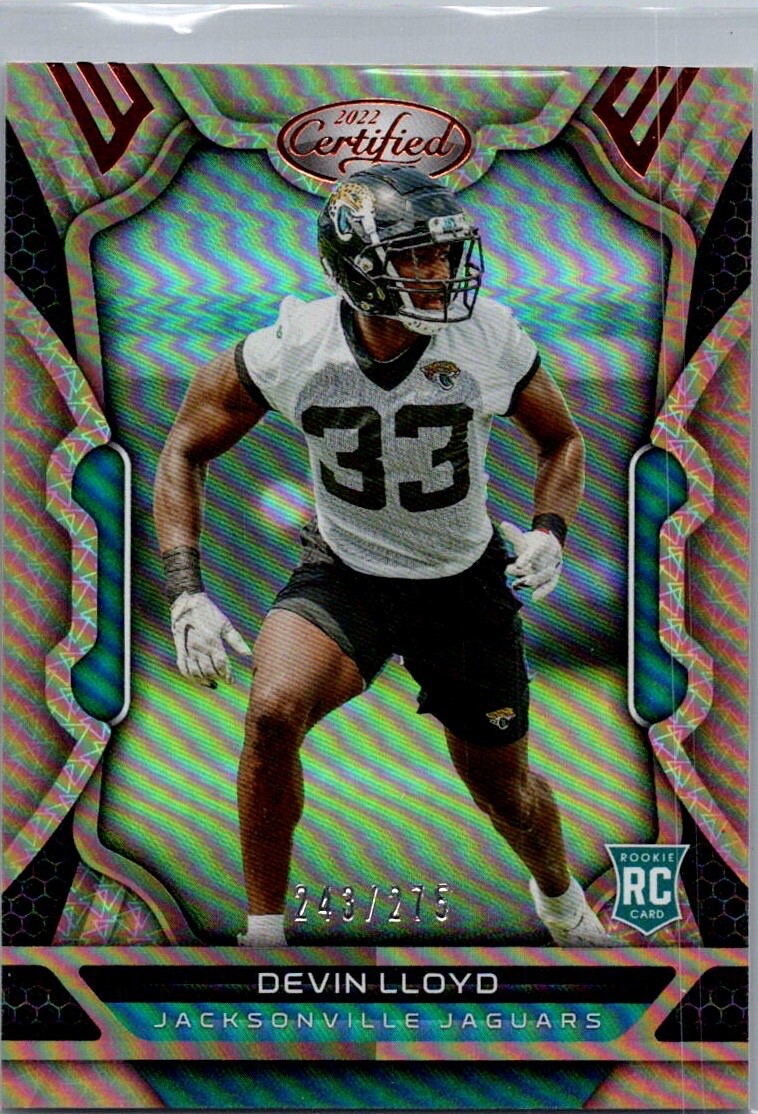 2022 Panini Certified Bronze /275 Rookie #145 Devin Lloyd (RC) Jaguars