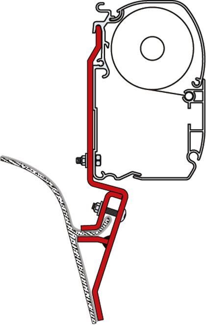 Fiamma F45s Awning Adapter Bracket Kit VW T25 T3 Transporter 98655-035