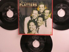    4 ' THE PLATTERS ' HIT 45's 1PICTURE You've Got THE MAGIC TOUCH  50's   