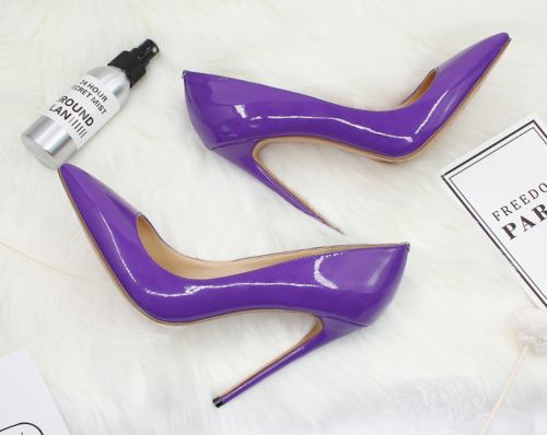 Fashion Women's Stilettos Pumps Pointy Toe Patent Leather High Heels ...