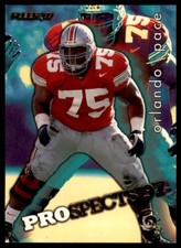 1997 Fleer Prospects #8 Orlando Pace St. Louis Rams