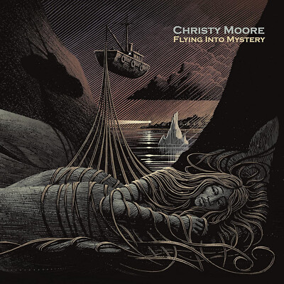 CHRISTY MOORE = Flying Into Mystery = VINYL LP ALBUM = IRISH UK POP FOLK SINGER