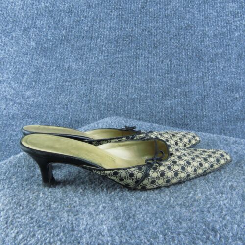 Salvatore Ferragamo Vara Damen-Pantoletten mit Absatz Größe 8,5 schmal mehrfarbig Leder - Bild 4 von 9