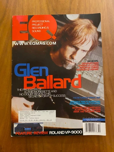 EQ Magazine Oct 2000 Digital Recording Studio Glen Ballard Roland VP-9000 Review