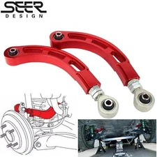 1 Pair Red Adjustable Rear Bearing Camber Arm Kit New For 2018-2022 Honda Accord