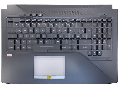 Keyboard RGB Backlit Cover Palmrest for Asus ROG Strix SCAR GL503VD Notebook PC