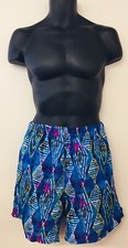 Sea Works Abstract Geometric Shorts Swim Surf Trunks Vintage 1980s Mens Size L