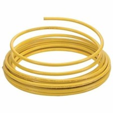 10mm Copper Pipe Tube Yellow Plastic Coated Sold Per Metre