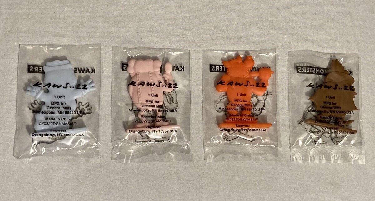 KAWS Monsters Lot Of 4 Figures KAWS 22 Limited Edition KAWS Monsters Lot Of 4 Figures KAWS 22 Limited Edition