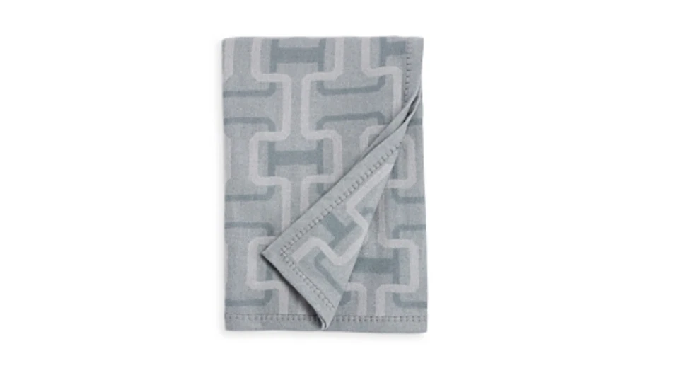 Lana de cordero/cachemira entrelazada de lana de cordero Hudson Park Collection 50"x70" Foto 4 de 4