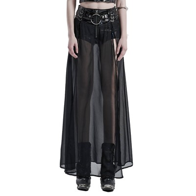 Punk Rave Gothic Goth Shorts Hot Pants - Shadows Caster Gloss Kunstleder Chiffon