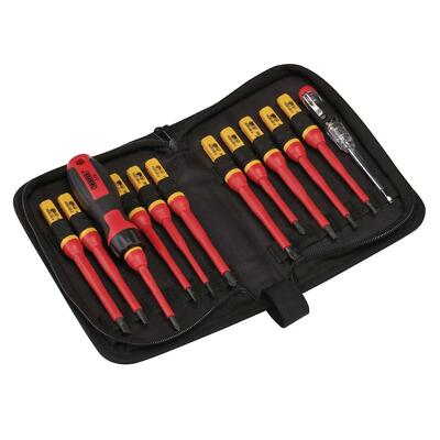 Draper 37798 Schraubendreher-Set mit austauschbaren Klingen, 13 Teile B-WARE