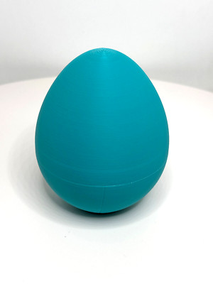 3D Printed Two-Piece Easter Egg Featuring a Bunny Surprise!