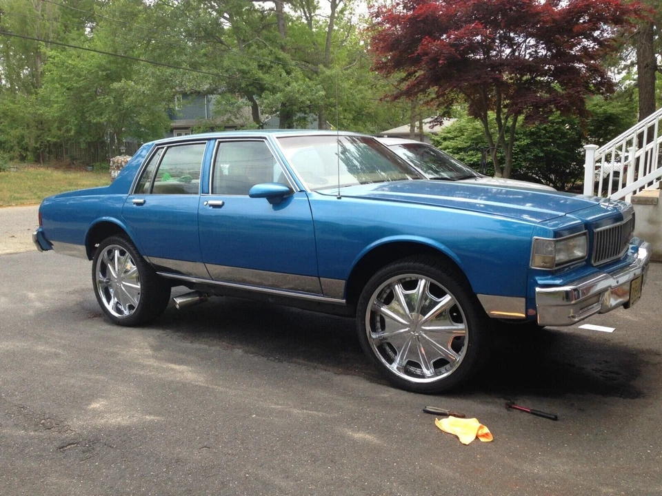 ХРОМИРОВАННЫЕ КАЧАЮЩИЕСЯ ПАНЕЛИ ПОДХОДЯТ CHEVY CAPRICE 12 ШТУК 6,5 ДЮЙМОВ В ШИРИНУ 4DR 1980-1990 - Изображение 4 из 4