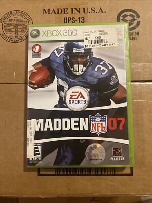 Madden NFL 07 (Microsoft Xbox 360) Tested- Complete Manual Tested | eBay