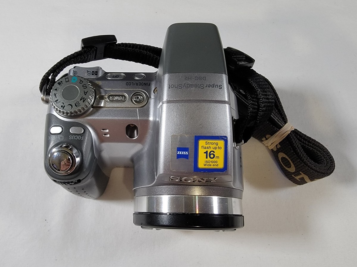 Sony Cyber-shot DSC-H2 6MP Digital Camera with 12x Optical Zoom