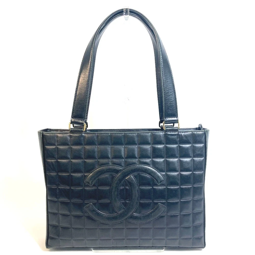 Chanel Black Chocolate Bar Shoulder Bag