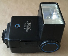 Vivitar 550FD Auto Thyristor Shoe Mount Flash Black vintage