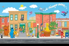 Sesame Street Sunny Days Poster Wall Art Photo Prints 16x24, 20x30, 24x36"