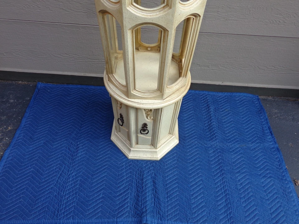 DE COLECCIÓN FRANCÉS - ITALIANO PROVINCIAL REDONDO CURIOSIDAD - GABINETE CHINA 17x68 en PLÁSTICO Foto 4 de 4