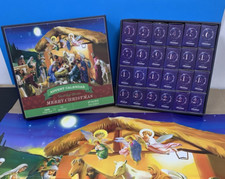 New Sealed Advent Calendar Jigsaw Puzzle Adults  Kids 24 Boxes 1008 Pc Nativity