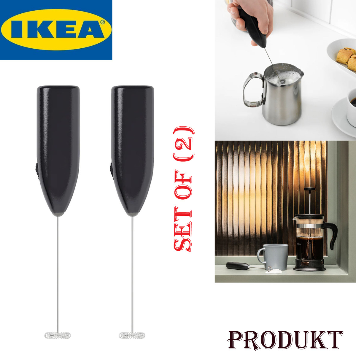 IKEA Milk Frother Cleaning Procedure