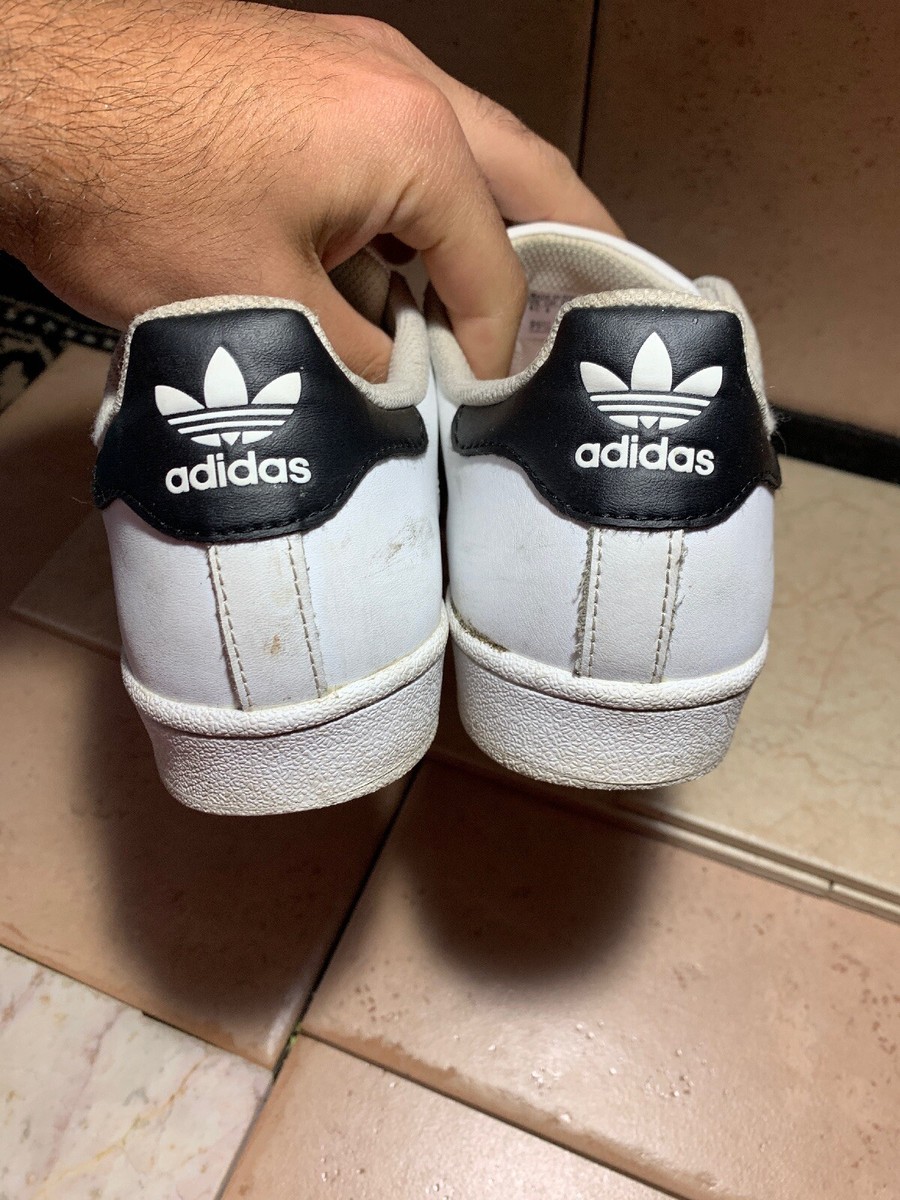 Adidas Superstar J White/Black/White Shoes (GS) (C77154)Youth Sz 6.5 | eBay