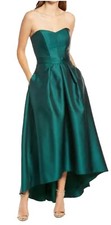 Alfred Sung Dress Women Sz 10 Green Strapless Formal Cocktail Party Evening NWT