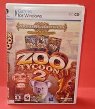 2006 Zoo Tycoon 2: Zookeeper Collection 2 PC Computer Game TESTED Mint Discs