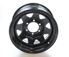 Mitsubishi Pajero MK2 17" Black 8" ET5 Modular Steel Wheel 6x139.7