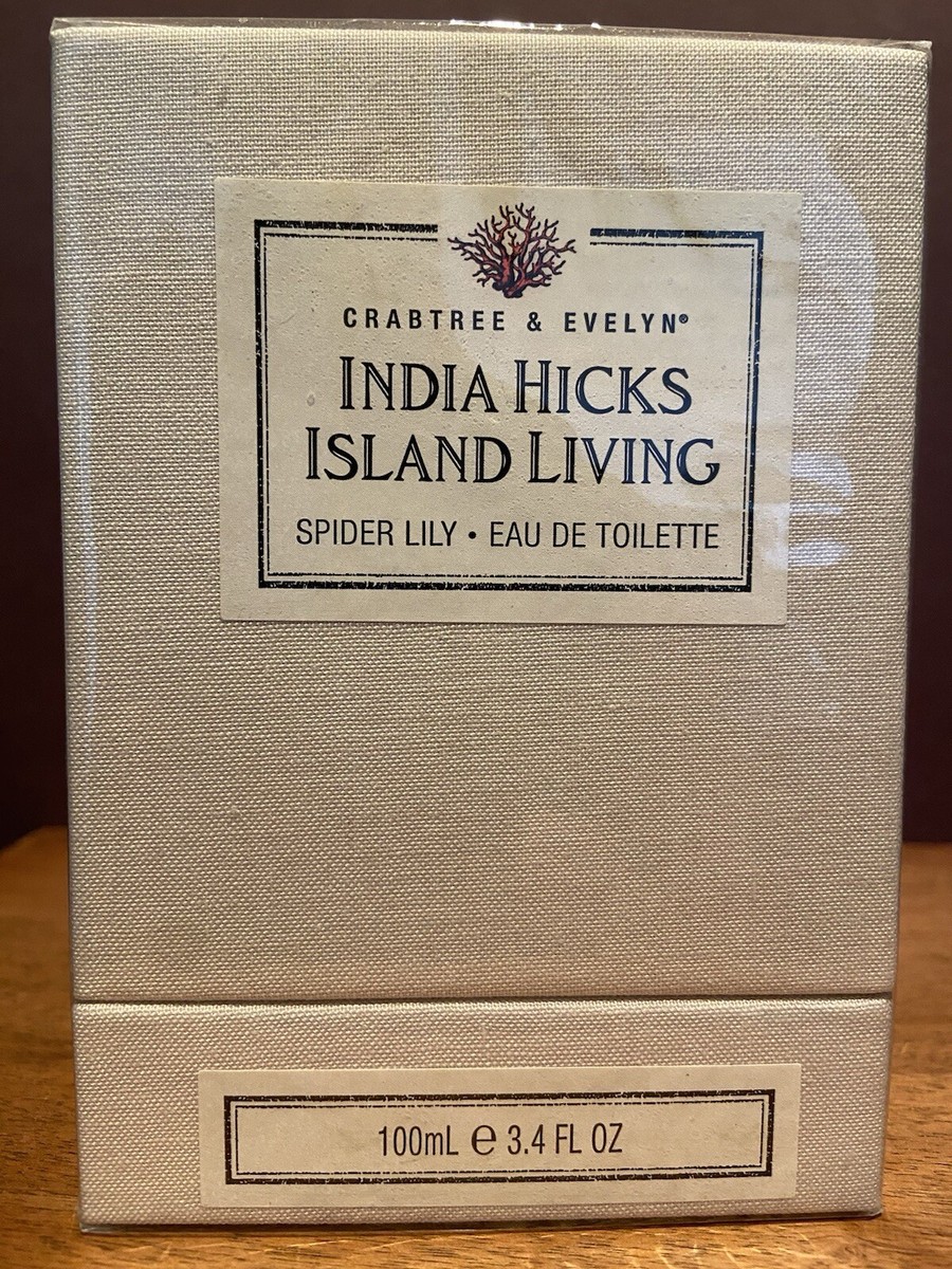 CRABTREE & EVELYN INDIA HICKS ISLAND LIVING SPIDER LILY 3.4 OZ