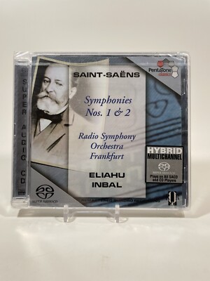 SACD: Saint-Saens Symphonies 1 & 2 - Inbal RSO - Super Audio CD Hybrid SEALED