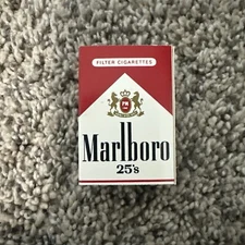 Vintage Marlboro Mini Cigarette Pack Box Stick Matches