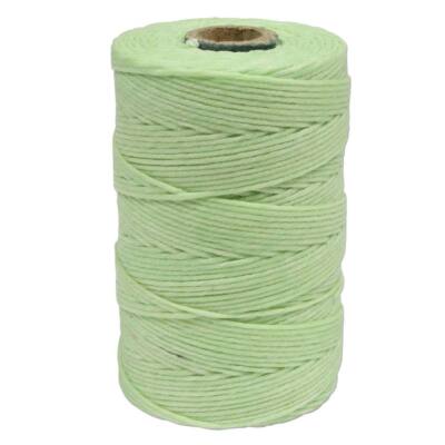 Irish Waxed Linen Thread Mint Green 43682 (50gr, 100y) 4Ply Cord Crawford