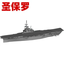 1/600 French Clemenceau-Class Aircraft Carrier +America-class amphibious assault