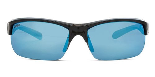 Gafas de sol HOBIE Eddy Float - marco negro brillante con lente espejo de cobalto - Imagen 2 de 4
