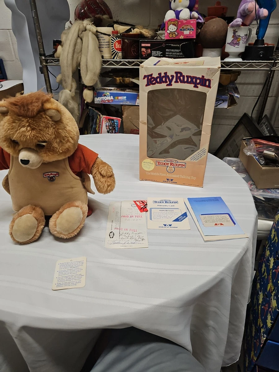Teddy ruxpin 2024 original in box