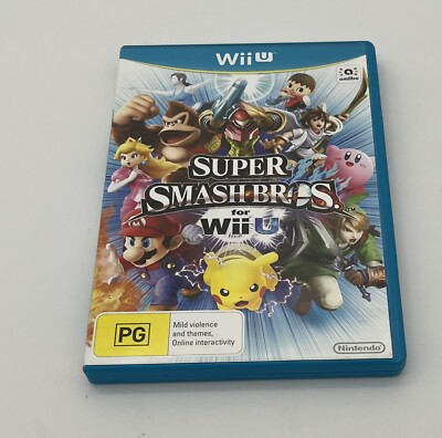 Super Smash Bros for Wii U 2014 Nintendo Wii U Game PAL  Mario Pikachu