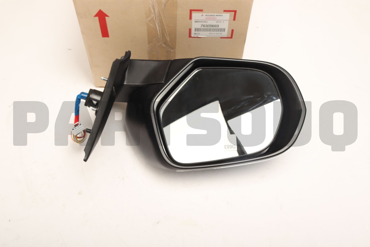 7632D683 Genuine Mitsubishi MIRROR ASSY,DOOR,LH OEM | eBay