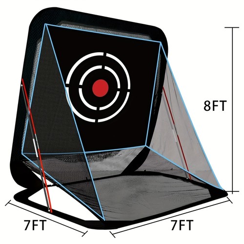 Redes de práctica de golf para bateo práctica de golf de alta resistencia red de conducción práctica swing - Imagen 5 de 7