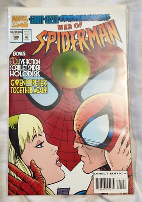 WEB OF SPIDER-MAN 125 HOLOGRAM 1ST APP GREEN GOBLIN PHIL URICH MARVEL 1995