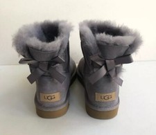 UGG CLASSIC MINI BAILEY BOW II SOFT AMETHYST SHEARLING BOOTS US 6 / EU 37 / UK 4