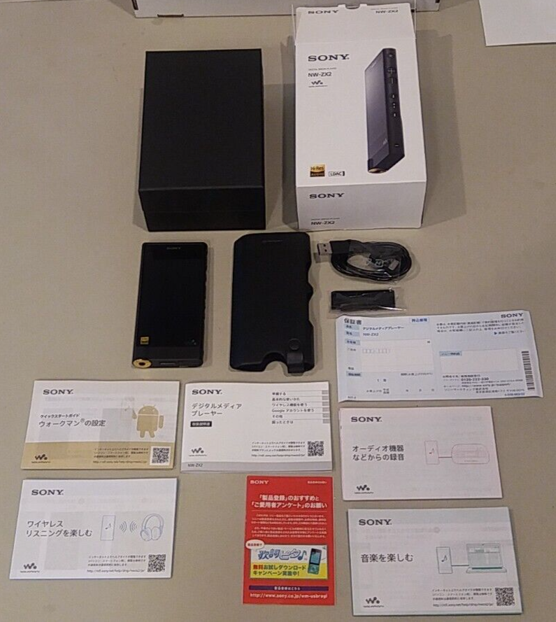 Sony NW-ZX2 Walkman ZX Series | High-Resolution Audio | 128GB