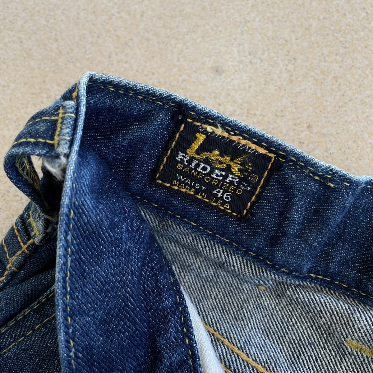 Vintage 50s Lee Riders 101z Cowboy Jeans Union Made In USA Vintage 50s Lee Riders 101z Cowboy Jeans Union Made In USA