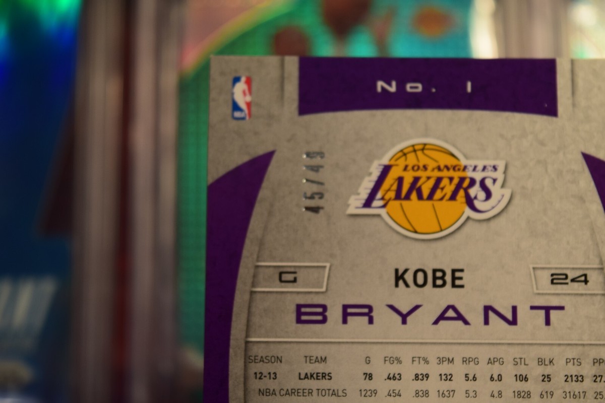 2013/14 Panini Totally Certified Kobe Bryant Totally Blue /49 See 