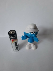 Personnage Schtroumpf Articule Heureux Ebay