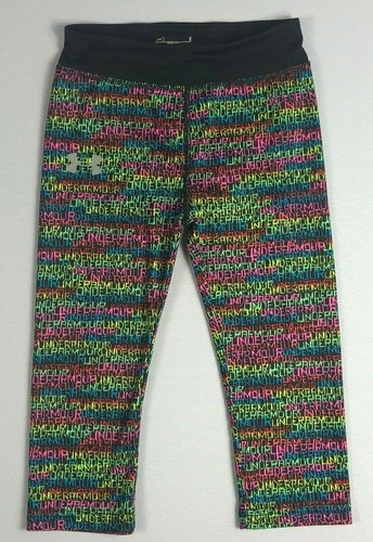 Girl's Little Youth Under Armour Capri Leggings - Picture 6 of 9
